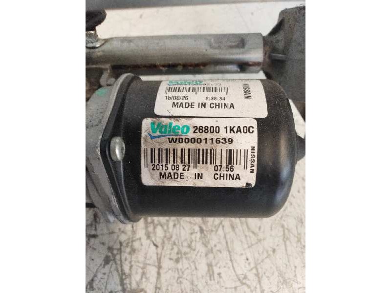 Recambio de motor limpia delantero para nissan juke (f15) 1.5 turbodiesel cat referencia OEM IAM 288001KAOC  