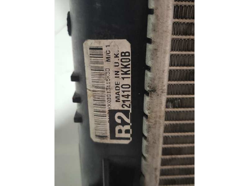 Recambio de radiador agua para nissan juke (f15) 1.5 turbodiesel cat referencia OEM IAM 214101KK0B  