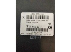 Recambio de modulo electronico para mercedes clase sl (w230) roadster 500 (230.475) referencia OEM IAM A2038209526 SW4700 SBS211 2