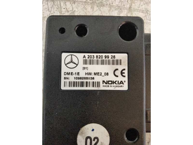 Recambio de modulo electronico para mercedes clase sl (w230) roadster 500 (230.475) referencia OEM IAM A2038209926  