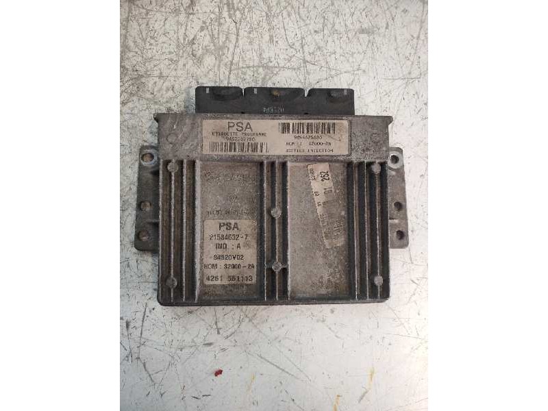 Recambio de centralita motor uce para peugeot 206 berlina xs-line referencia OEM IAM 9652202780 9644625680 215846327 S20002A