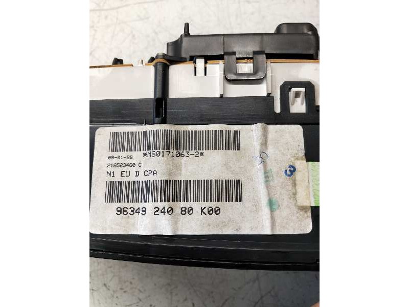 Recambio de cuadro instrumentos para citroen xantia berlina 1.9 sd sx referencia OEM IAM 9634924080 216523460C K00