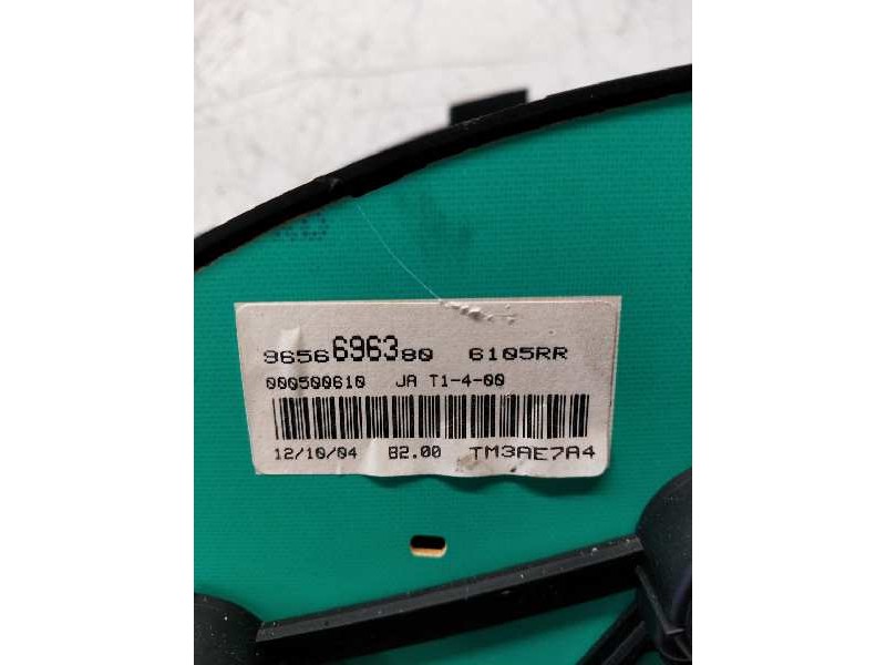 Recambio de cuadro instrumentos para peugeot 206 berlina xs-line referencia OEM IAM 9656696380  