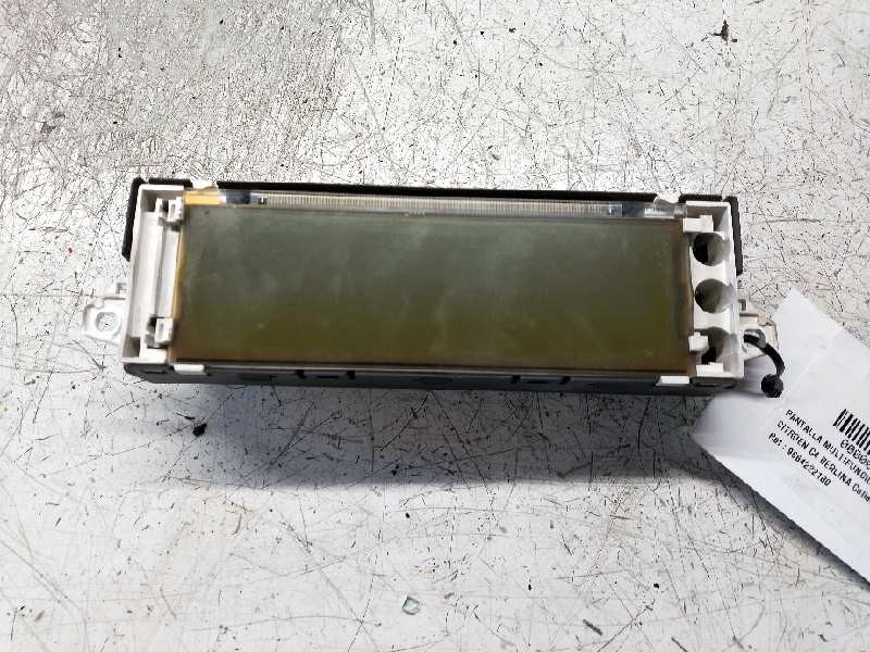 Recambio de pantalla multifuncion para citroen c4 berlina collection referencia OEM IAM 9664222180 281207185 