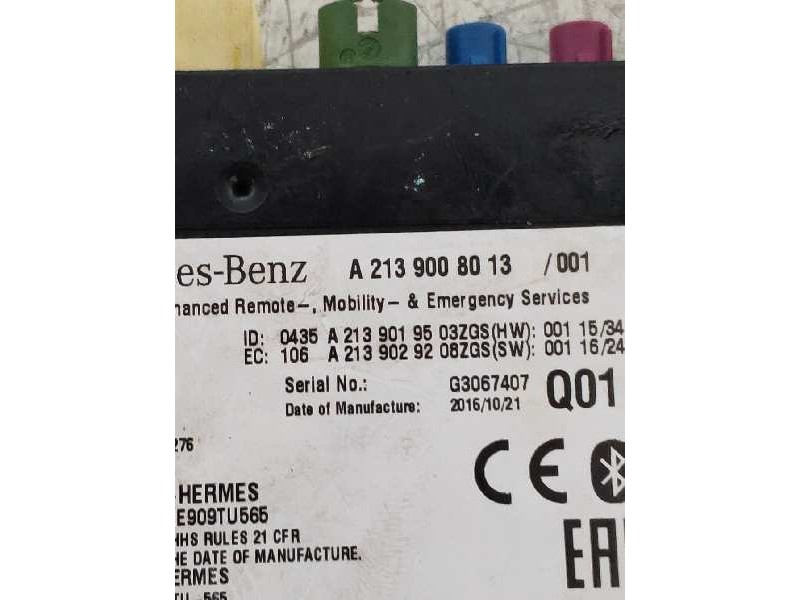 Recambio de modulo electronico para mercedes clase glc (w253) glc 220 d 4matic referencia OEM IAM A2139008013 A21390195 