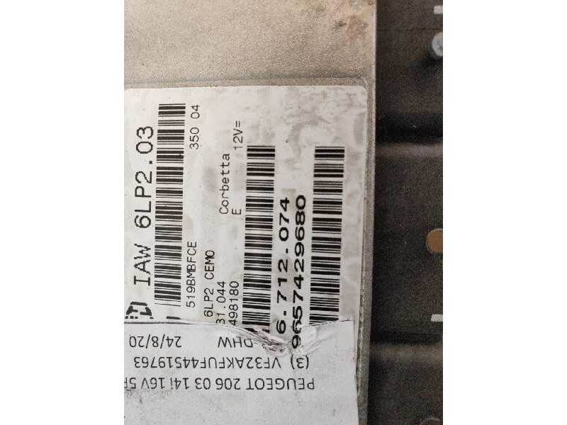 Recambio de centralita motor uce para peugeot 206 berlina xt referencia OEM IAM IAW6LP203 9657429680 9647498180 Recambio de centralita motor uce para peugeot 206 berlina xt referencia OEM IAM IAW6LP203 9657429680 9647498180