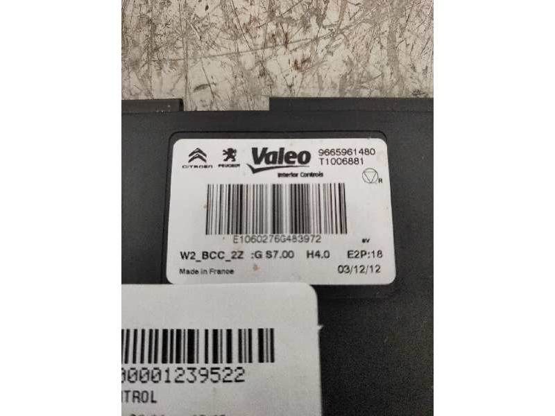 Recambio de centralita check control para peugeot 508 active referencia OEM IAM 96655961480 T1006881 