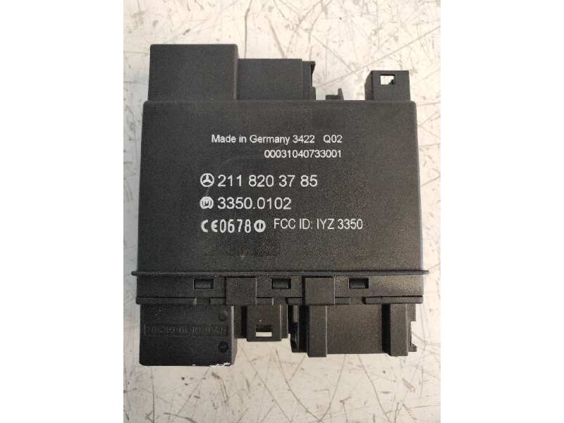 Recambio de modulo electronico para mercedes clase e (w211) berlina e 400 cdi (211.028) referencia OEM IAM 2118203785 33500102 3