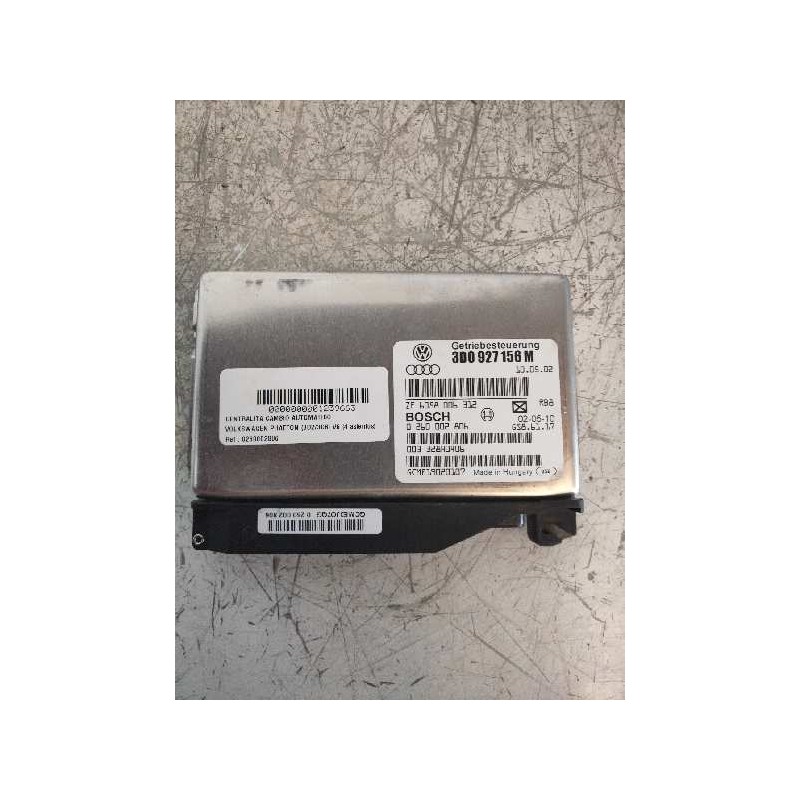 Recambio de centralita cambio automatico para volkswagen phaeton (3d2/3d8) v6 (4 asientos) referencia OEM IAM 0260002806 3D09271