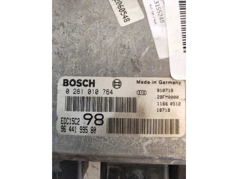 Recambio de centralita motor uce para peugeot 807 st referencia OEM IAM 0281010764 9644195580 EDC15C2 98