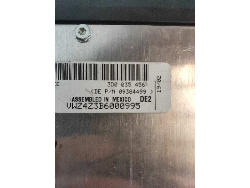 Recambio de modulo electronico para volkswagen phaeton (3d2/3d8) v6 (4 asientos) referencia OEM IAM 3D0035456  