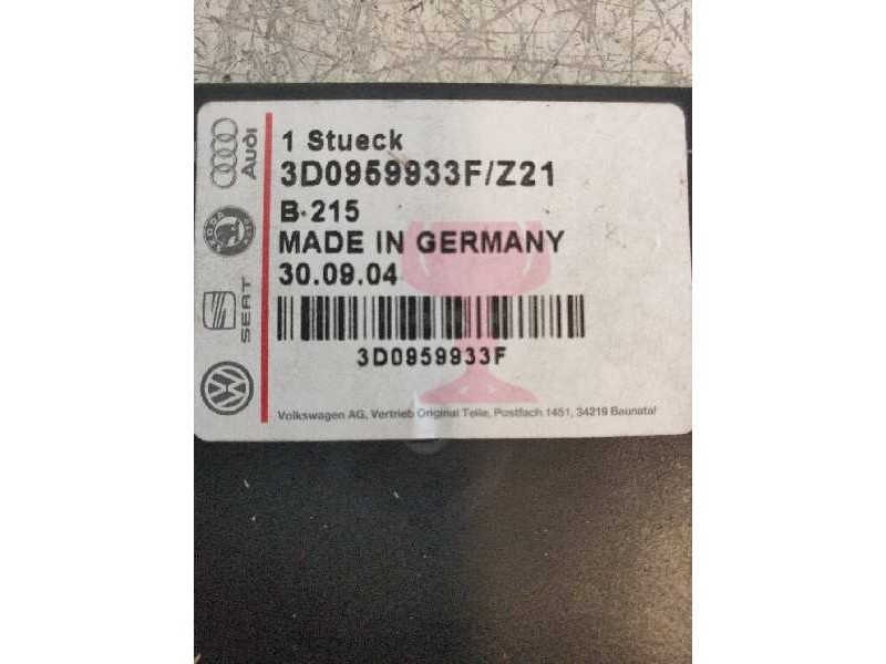 Recambio de modulo electronico para volkswagen phaeton (3d2/3d8) v6 (4 asientos) referencia OEM IAM 3D0959933F  