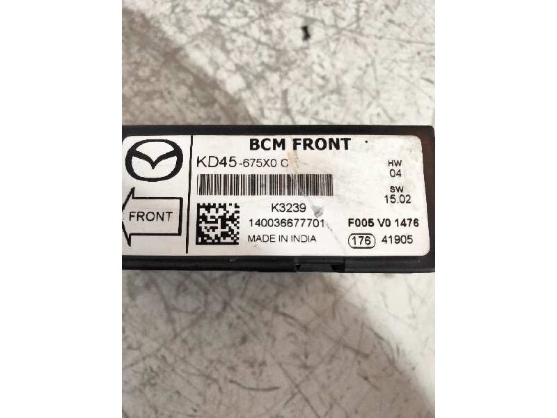 Recambio de modulo electronico para mazda cx-5 2.2 turbodiesel cat referencia OEM IAM KD45675C K3239 41905 
