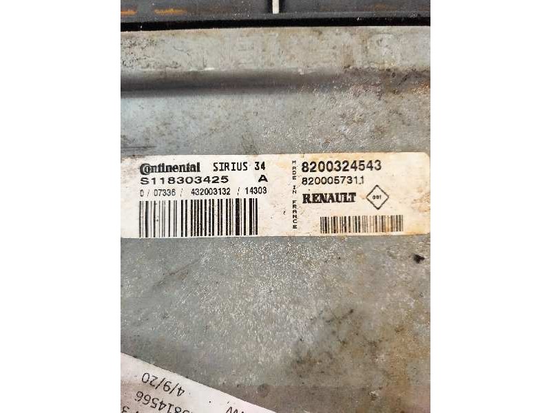 Recambio de centralita motor uce para renault clio ii fase ii (b/cb0) sport referencia OEM IAM S118303425A 8200324543 8200057311