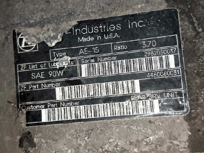 Recambio de diferencial trasero para mercedes clase m (w163) 320 (163.154) referencia OEM IAM 4460310013 2982050037 3.70