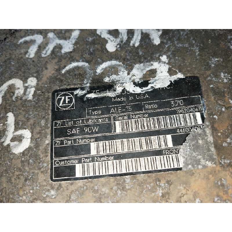 Recambio de diferencial delantero para mercedes clase m (w163) 320 (163.154) referencia OEM IAM 4460310009 1982040611 3.70