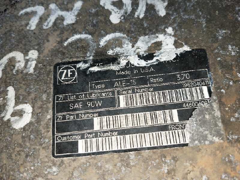 Recambio de diferencial delantero para mercedes clase m (w163) 320 (163.154) referencia OEM IAM 4460310009 1982040611 3.70