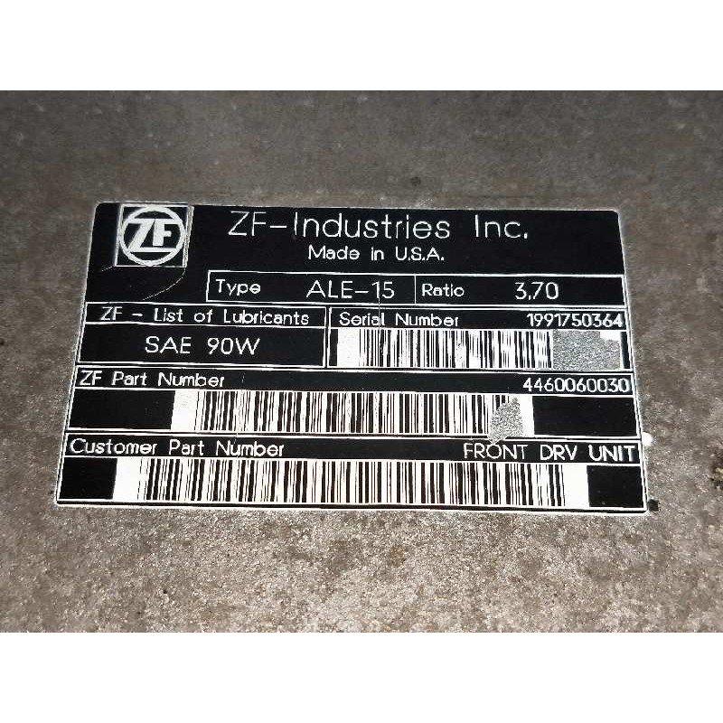 Recambio de diferencial delantero para mercedes clase m (w163) 320 (163.154) referencia OEM IAM 4460310009 1991750364 3.70