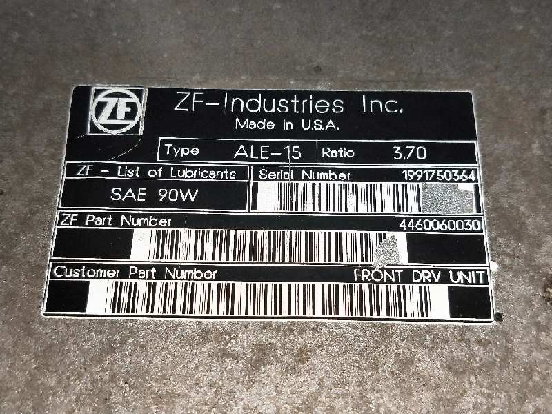 Recambio de diferencial delantero para mercedes clase m (w163) 320 (163.154) referencia OEM IAM 4460310009 1991750364 3.70