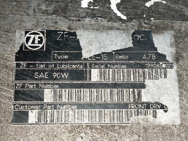 Recambio de diferencial delantero para mercedes clase m (w163) 2.3 16v cat referencia OEM IAM 4460310009 1990850029 4.78