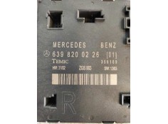 Recambio de centralita cierre para mercedes vito caja cerrada 6.03  111 cdi compacto (639.601) referencia OEM IAM 6398200226 356 2