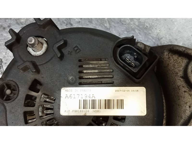 Recambio de alternador para fiat ducato caja cerrada 33 (06.2006 =>) l1h1 160 multijet power referencia OEM IAM A617194A FGN18S1