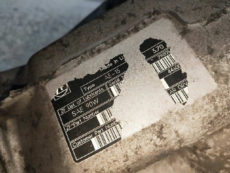 Recambio de diferencial trasero para mercedes clase m (w163) 3.2 v6 18v cat referencia OEM IAM 4460310011 3.70 