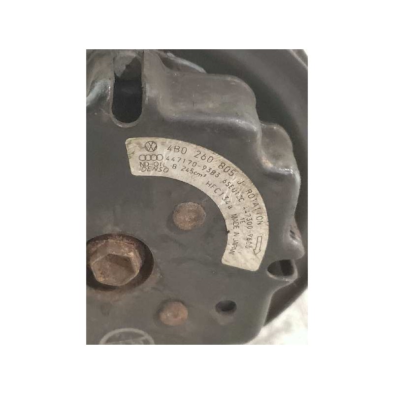 Recambio de compresor aire acondicionado para audi allroad quattro (4b5) 2.5 tdi (132kw) referencia OEM IAM 4471709383 4B0260805