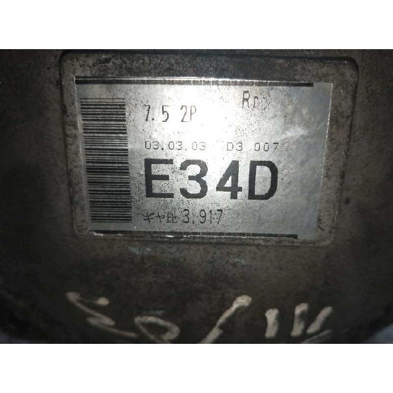 Recambio de diferencial trasero para mitsubishi montero (v60/v70) 3.2 di-d glx hunter (3-ptas.) referencia OEM IAM MR446873 E34D
