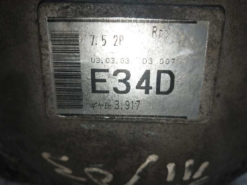 Recambio de diferencial trasero para mitsubishi montero (v60/v70) 3.2 di-d glx hunter (3-ptas.) referencia OEM IAM MR446873 E34D