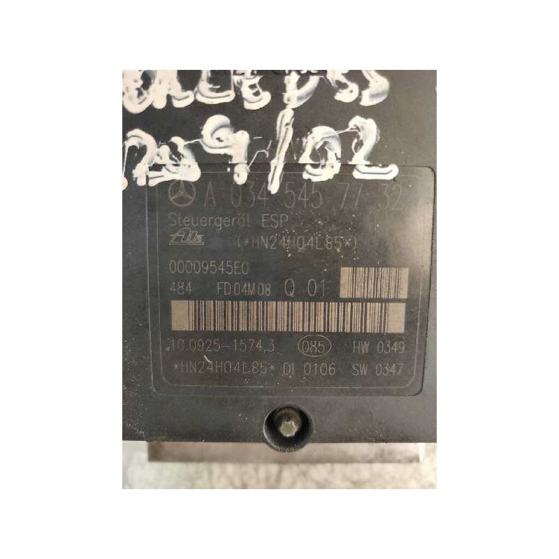 Recambio de abs para mercedes clase clk (w209) coupe 270 cdi (209.316) referencia OEM IAM 10092515743 10020434394 A0054312912 A0