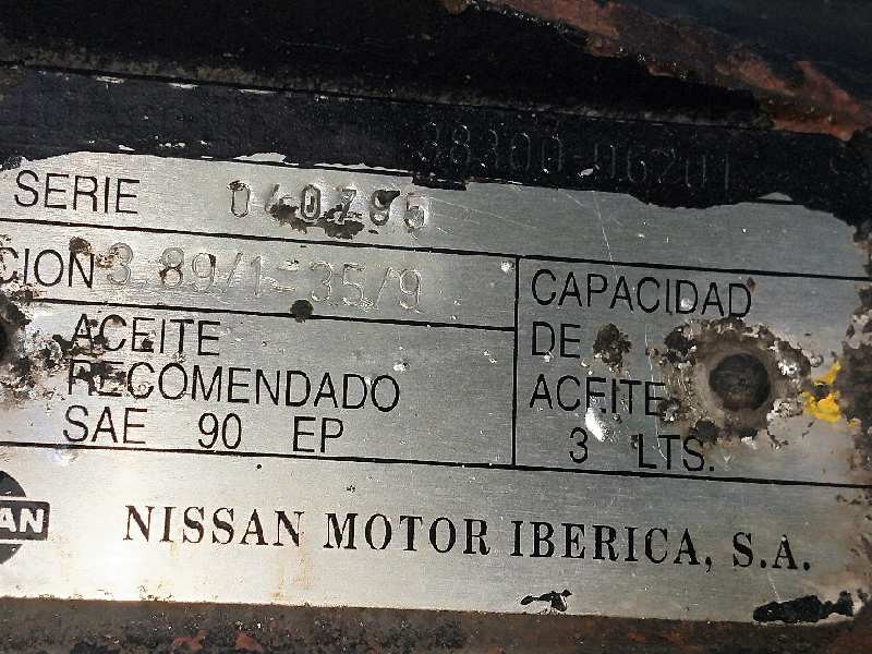 Recambio de diferencial delantero para nissan cabstar e 3.0 d referencia OEM IAM 38300D6201  