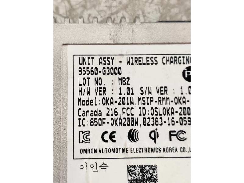 Recambio de modulo electronico para hyundai i30 (pd) style referencia OEM IAM 95560G3000  