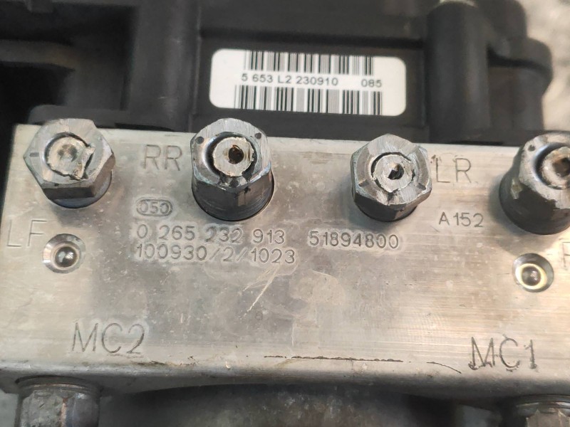 Recambio de abs para fiat punto (evo) (199) dynamic referencia OEM IAM 0265232913 51894800 0265801124