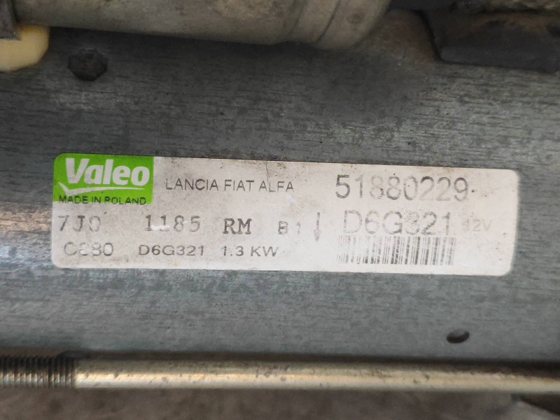 Recambio de motor arranque para fiat punto (evo) (199) dynamic referencia OEM IAM 51880229 D6G321 