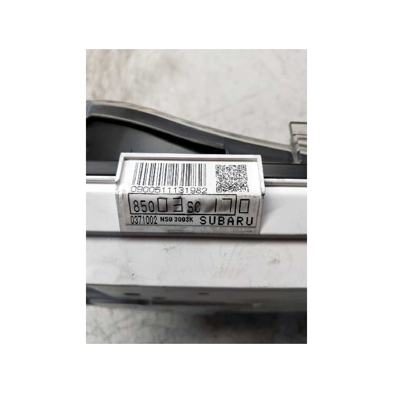 Recambio de cuadro instrumentos para subaru forester s12 2.0 diesel cat referencia OEM IAM 85003SC 0371002 NS03003K