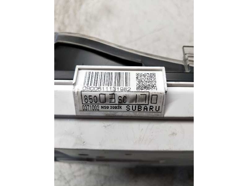 Recambio de cuadro instrumentos para subaru forester s12 2.0 diesel cat referencia OEM IAM 85003SC 0371002 NS03003K