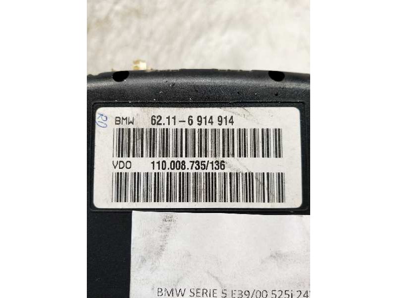 Recambio de cuadro instrumentos para bmw serie 5 berlina (e39) 525d referencia OEM IAM 110008735136 62116914914 