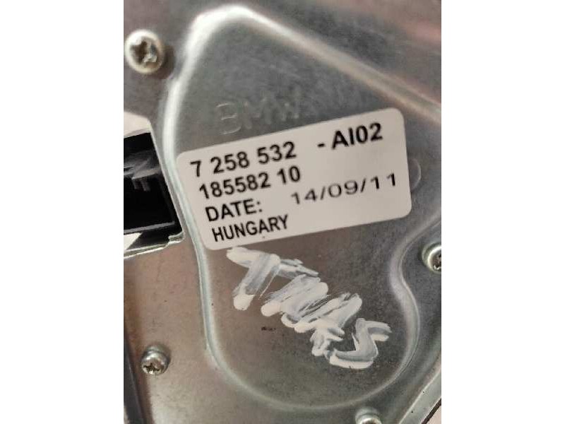 Recambio de motor limpia trasero para bmw serie 1 lim. (f20) 118d referencia OEM IAM 7258532AI02 18558210 