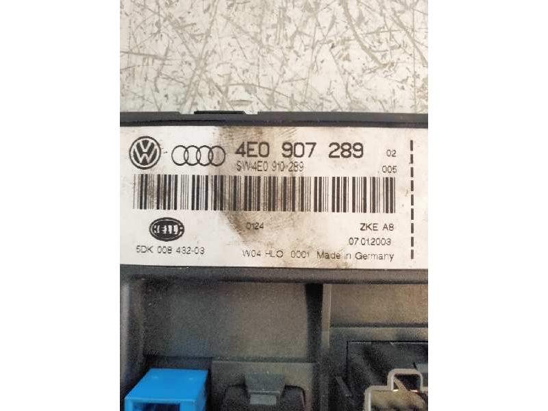 Recambio de modulo electronico para audi a8 (4e2) 3.7 quattro referencia OEM IAM 5DK00943203 4E0907289 