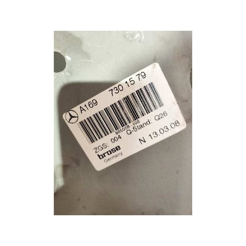 Recambio de elevalunas trasero izquierdo para mercedes clase b (w245) 200 (245.233) referencia OEM IAM A1697301579  