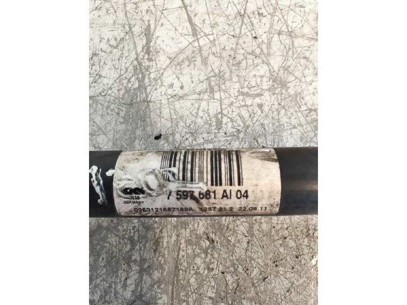 Recambio de transmision trasera izquierda para bmw serie 1 lim. (f20) 118d referencia OEM IAM 7597681AI04  