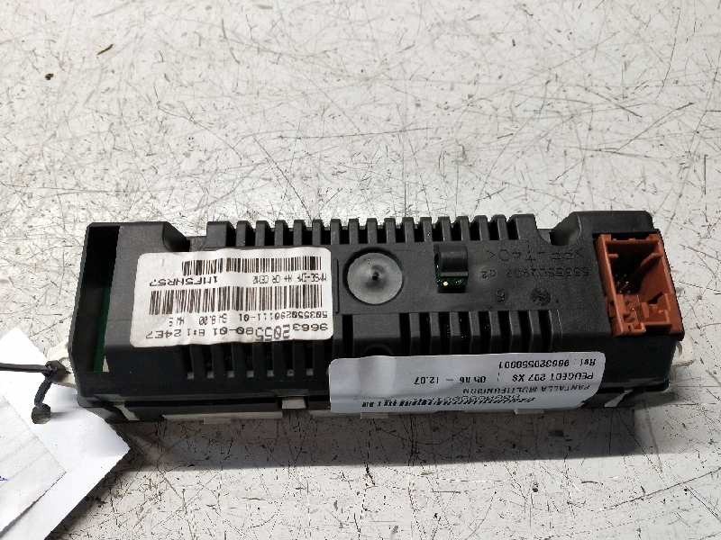 Recambio de pantalla multifuncion para peugeot 207 xs referencia OEM IAM 966320558001 50355029011101 