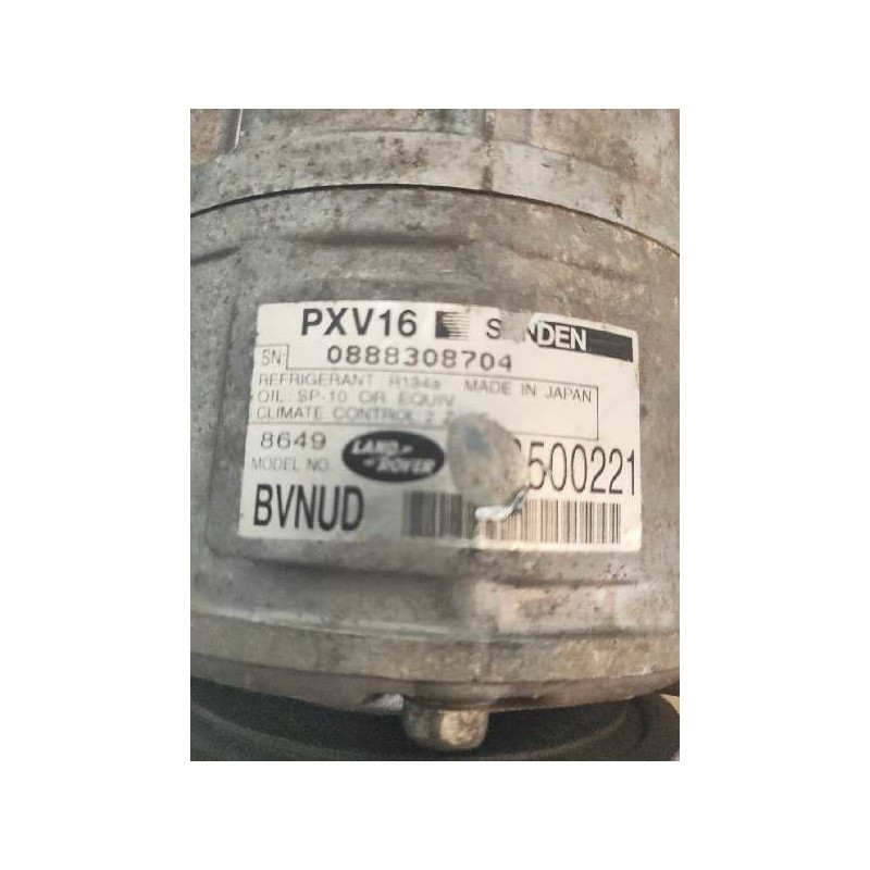 Recambio de compresor aire acondicionado para land rover range rover (lm) v8 td vogue referencia OEM IAM PXV168649  