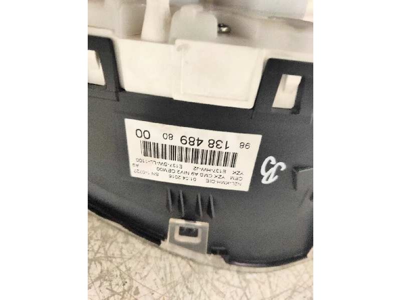 Recambio de cuadro instrumentos para peugeot 208 style referencia OEM IAM 961384898000  