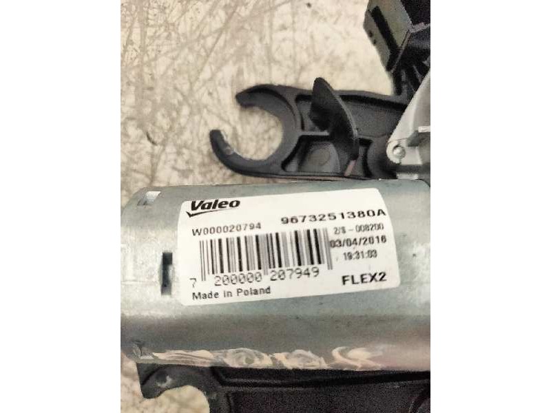 Recambio de motor limpia trasero para peugeot 208 style referencia OEM IAM W00020794 9673251380A 