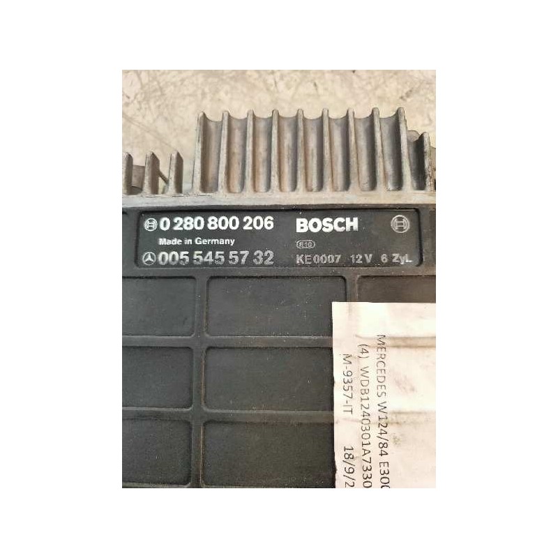 Recambio de centralita motor uce para mercedes clase e (w124) berlina e 300 (124.030) referencia OEM IAM 0280800206 0055455732 