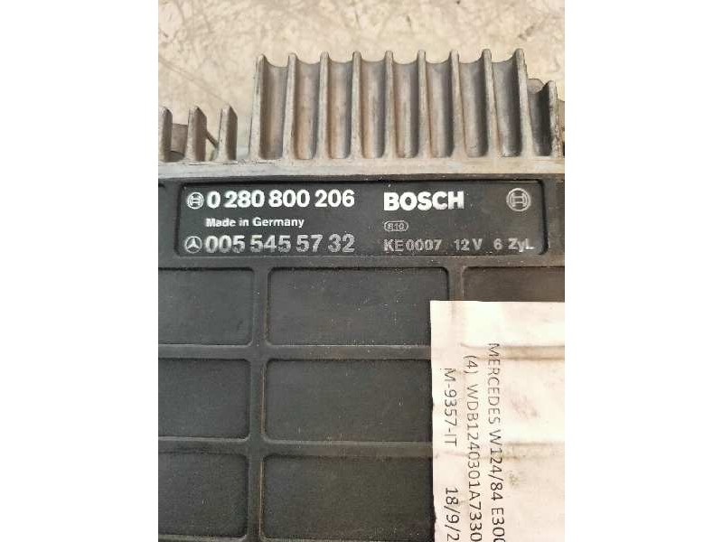 Recambio de centralita motor uce para mercedes clase e (w124) berlina e 300 (124.030) referencia OEM IAM 0280800206 0055455732 