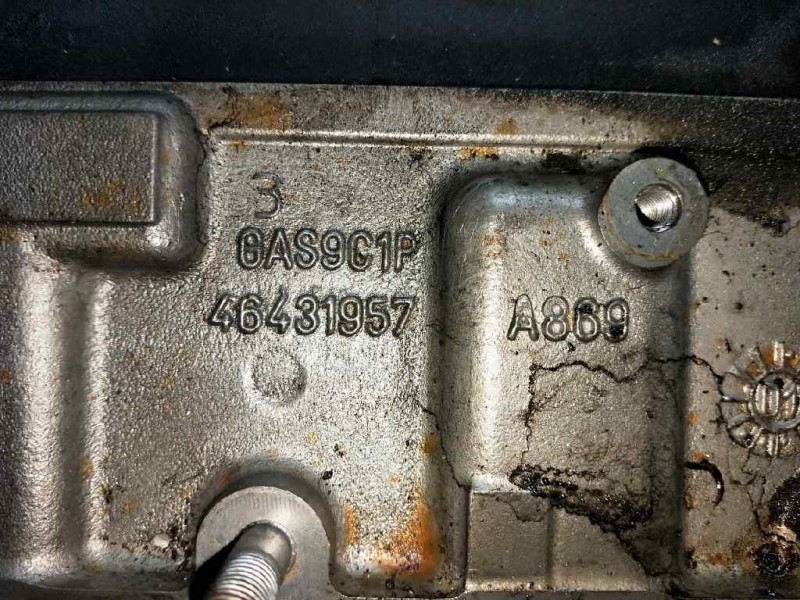 Recambio de culata para fiat marea berlina (185) 1.9 jtd cat referencia OEM IAM 186A6000 46431957 A969 GAS9C1P