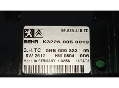 Recambio de mando calefaccion / aire acondicionado para citroen c5 berlina exclusive referencia OEM IAM 96829415ZD 5HB00933205 K 2
